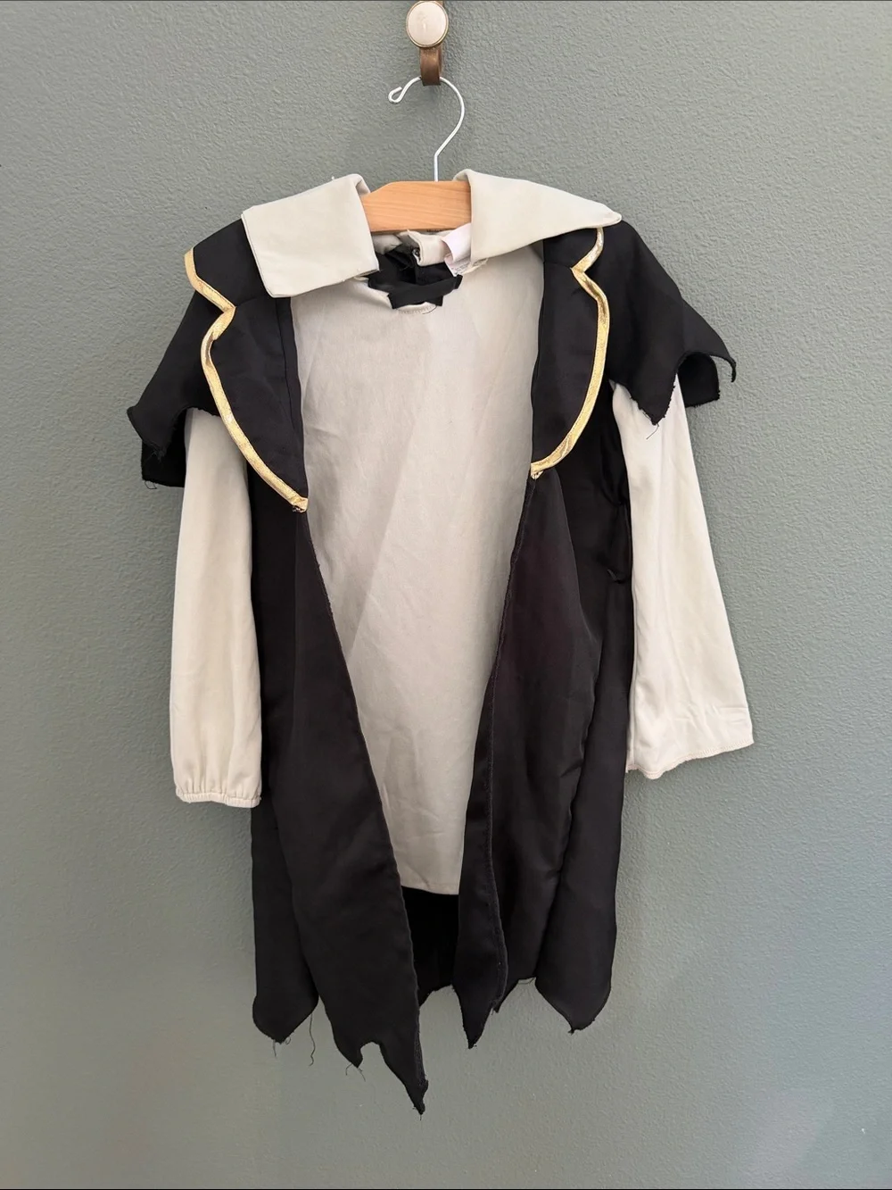 Kids Pirate Jacket Captain Sparrow Costume Sz 4-6Y